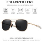 Aviator Sunglasses Premium Military Pilot Ultraviolet Mens Polarized Sunglasses