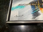 Signed Corrat Vintage Abstract Expressionist Painting Mid Century Modern Art
