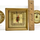 Vintage Acrylic Barometer Temperature Humidity Desktop Weather Station By Taylor