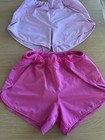 Athleta Girl Pink Sb Run The World 3  Workout Shorts W  Pocket Activewear - L 12