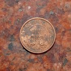 1966 Uganda 5 Cents Coin -  b9086