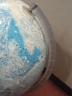 Vintage Rand Mcnally 12  World Portrait Globe - Raised Relief Topography