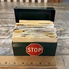 Vintage Recipe Box Full Of Handwritten   Clipped Dessert Recipes