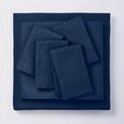 Threshold 400 Thread Count Cotton Damask 6pc Sheet Set Sophisticated