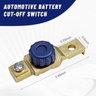 Motorcycle Battery Switch  Anti-leakage Top Post Battery Disconnect Switch 