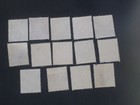 14 Stamps Of Denmark lot used hand Cancelled no Hinges glassine Envelope