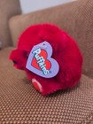 New Vtg 1994 Puffkins Red Bear Kisses Valentines Day Hearts Swibco Nwt