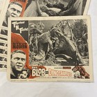 1964 The Blob   Dinosaurs Original 11x14 Nss Lobby Card Set Of 8 Complete