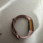 Fitbit Alta Hr  Special Edition  Charger Included  Pink Band Large Tested  Gold