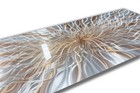 Contemporary Modern Wall Art  Abstract Metal Wall Sculpture Art   Gold Fengshui