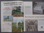 Original 1968 Oliver 535 545 Combine Sales Brochure Catalog 12 Pages