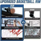 Basketball Rim  18  Replacement Wall Mounted Outdoor Basketball Hoop  Heavy Duty
