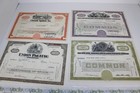 Lot Of 15 Vintage And Antique Railroad Stock Certificates And Warrants