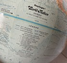 Scanglobe Replogle World Nation Series 12    Globe Raised Relief No Light
