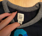 Baby Gap Blue Sweater Terry 3d Anchor Infant 12-18 Months