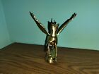 Vintage Mid Century Brass Pegasus In Great Condition  Beautiful Piece  6 5  Tall