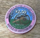 Mahoney s Silver Nugget Casino  2 50 Gaming Poker Chip  ltd 450  Las Vegas  Nv