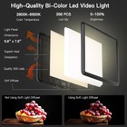 Led Video Light Kit Studio Dimmable Photo Tripod Photography Lighting Streaming