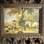 A Truart Product Vintage Framed Art With English Landscapes 6    X 6 5   