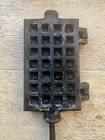 Rare Antique Cast Iron  Waffle Maker Long Handle Price Firm