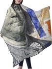 Professional Barber Cape With Usa Dollar Bill Pattern  Waterproof Haircut Apron 