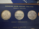 Canadian Silver Dollar Set 27 Coins 1935 - 1960 Rare Date Semi Key Dates
