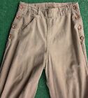 Antique 1920   s Sporting Knickers Pants W Hook   Grommet Closing Legs   Label  