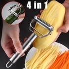Stainless Steel Vegetable Peeler Julienne Slicer Kitchen Tool For Fruit   Potato