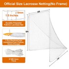 6x6x7    5mmlacrosse Net With 1x Random Color Install Aid   2x49 lacing Ropes Of    