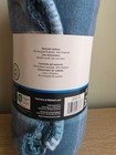 Blue Plaid Fleece Throw Blanket 50x60 Soft New