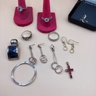 Sterling Silver Jewelry Lot Some Wearable And Some Scrap 50 Grams