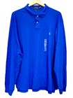 Polo Ralph Lauren Mens 2xl Long Sleeve Shirt Custom Fit Royal Blue Pony Logo 