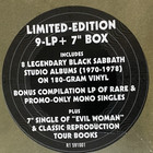 Black Sabbath The Vinyl Collection 9lp   7  1970-1978 Box Set Only 3000 Made