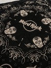 New Hard Rock Cafe Skull   Guitar Scarf   Bandana Black Neot Biker Core Gift