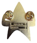 Star Trek Voyager Ds9 Communicator Replica Uniform Pin Gold 2 Inches  
