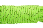 100ft Reflective Paracord 7 Core 550 Parachute Cord  neon Green 