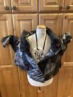 Amazing  Art To Wear Patchwork Vintage Linda Lundstrom Jacket Rare 