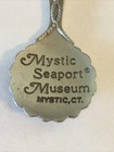 Mystic Seaport Museum Connecticut Pewter Vintage Souvenir Spoon Collectible
