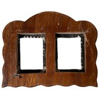 Vintage Peruvian 925 Sterling Silver Repousse Double Picture Frame Photo 5-3 4 