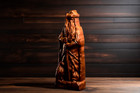 Odin The Allfather Wooden Statue Norse Mythology Viking Decor Odin Statue Wotan