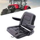 Black Universal Forklift Suspension Seat Fits Clark Cat Hyster Yale Toyota New