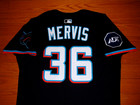 Miami Marlins Matt Mervis 2025 Game Issued Un Worn Jersey  chicago Cubs Duke 