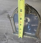 Antique Gilt Metal Catholic Picture Frame -ornate Religious Jesus