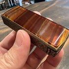 Rare 18 19thc Antique Tortoiseshell Gilt Brass Needlecase Sewing   tui Chatelaine