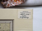 Original 1885 Atlas Map Of France By Gaylord Watson  Print-shop Sealed W matte 