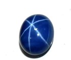 11 Natural 6-rays Blue Star Sapphire Oval Cabochon Loose Certified Gemstone