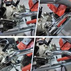 Silver Exhaust Pipe Header For Predator 212cc 224cc 196cc 5 5hp 6 5hp Go Kart