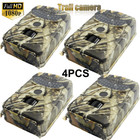 Lot Trail Camera 24mp Game Night Vision 1080p Hd Outdoor Waterproof Wildlife Cam