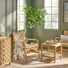 Plaid Woven Throw Blanket Sour Cream blue - Hearth   Hand With Magnolia