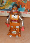 Original 1969 Ideal Zeroid Action Set With Zobor Robot  And Original Box